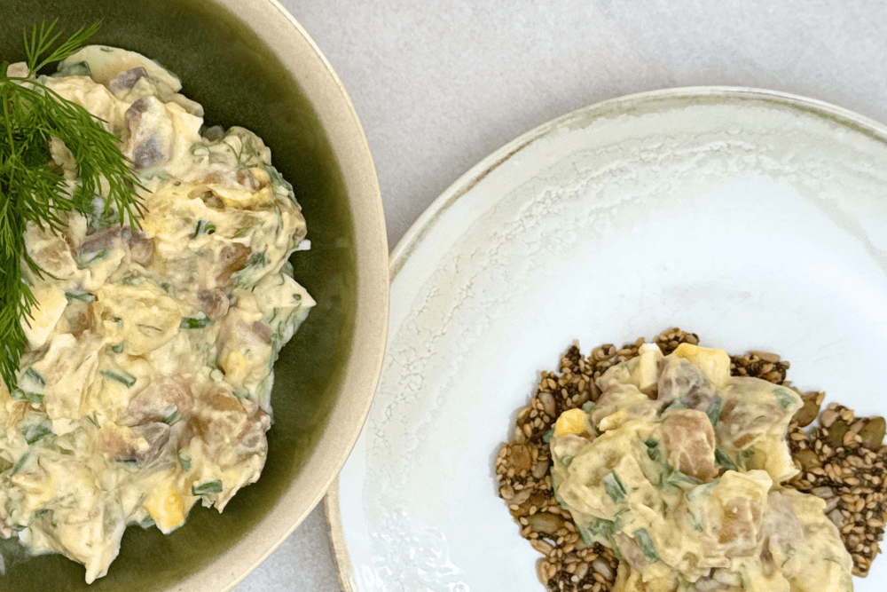 Silli- ja perunasalaatti