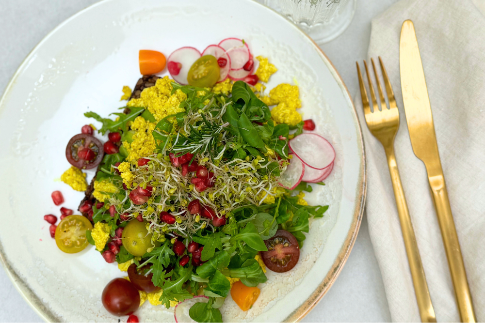 Scrambled tofu with turmeric - Super Synbiotics